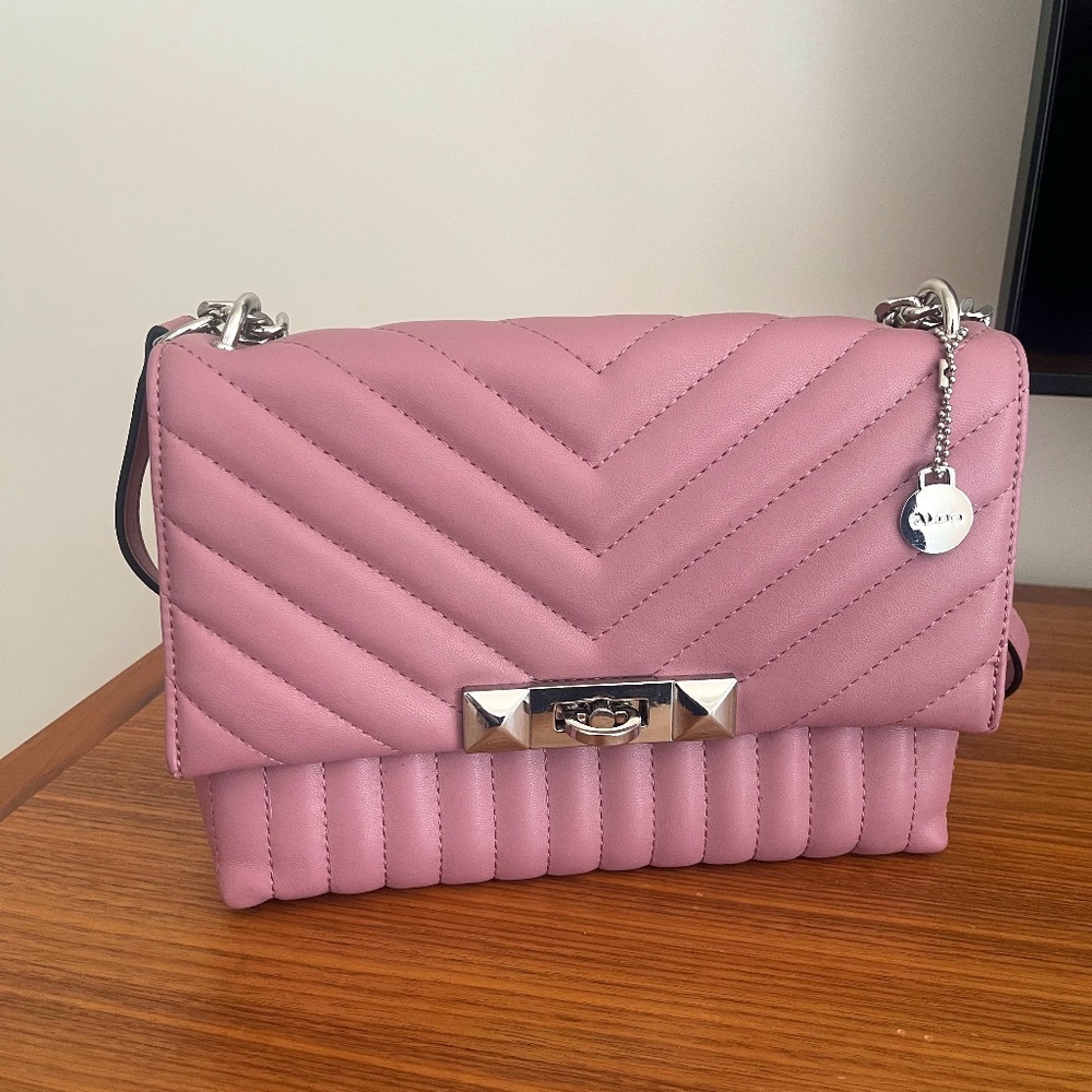 Pink Leather Purse